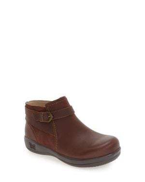 Alegria By Pg Lite Alegria Dylan Water Resistant Bootie - Brown