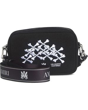 Amiri Bones Stacked Camera Case Bag in Black for Men | Lyst