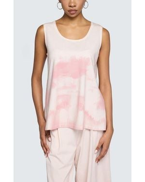 Luukaa Edrie Garment-Dyed Tank Top - Pink
