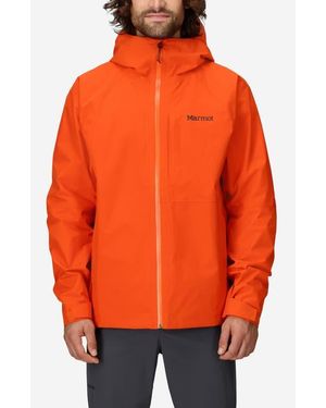 Marmot Waypoint Gore-Tex Waterproof Hooded Jacket - Orange