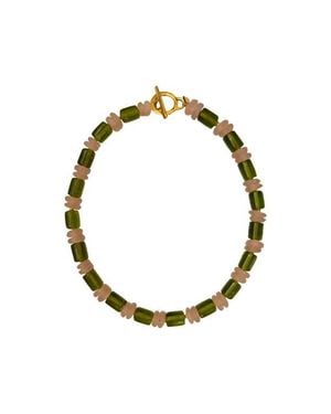 Sccollection Ruby Necklace - Metallic