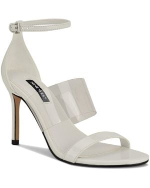 Nine West Vallie Ankle Strap Sandal - White