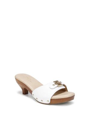 Dr. Scholls X Favorite Daughter Heartbreak Kitten Heel Sandal - White