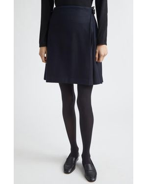 Johnstons of Elgin X Le Kilt Glen Plaid Wool & Cashmere Kilt - Blue