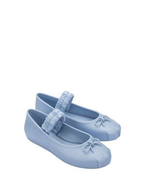 Melissa Sophie Scrunch Mary Jane Flat - Blue