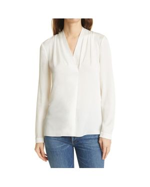 Kobi Halperin Nellie Stretch Silk Georgette Top - White