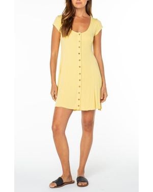 Roxy Sea Breeze Minidress - Yellow