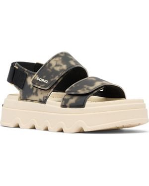 Sorel Kinetic Sunchase Slingback Sandal - Black