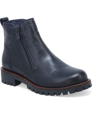 Miz Mooz Alise Block Heel Bootie - Blue