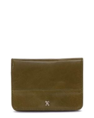 Hobo International Jill Leather Bifold Wallet - Green
