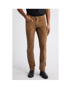 Brax Chuck Modern Fit Stretch Corduroy 5-Pocket Pants - Brown