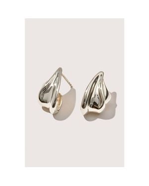 Otiumberg Sterling Wave Earrings - Natural