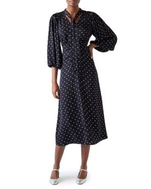 【LK BENNETT】ソフィードットプリントドレス LK Bennett Polka Dot Dresses for Women | Lyst