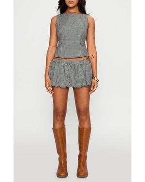 Princess Polly More My Jam Cotton Blend Gingham Top & Shorts Set - Multicolor