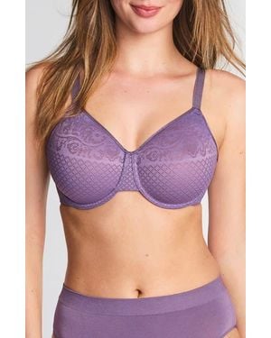 Wacoal Visual Effects Underwire Minimizer Bra - Purple