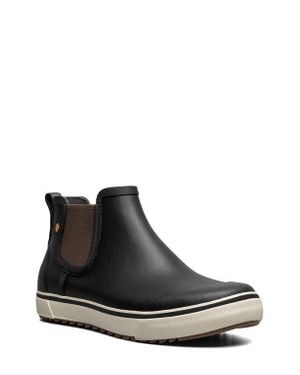 Bogs Kicker Ii Waterproof Chelsea Rain Boot - Black