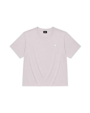 Alix Lil Heart Relaxed Midweight Jersey Tee - Pink