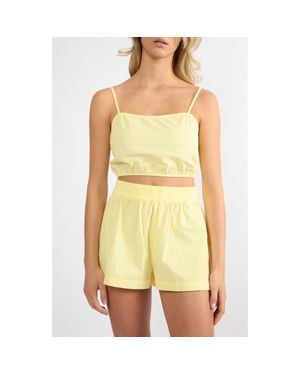 Viens Avec Moi The Everyday Mini Top - Yellow