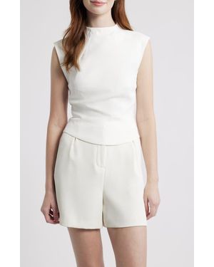 Odd Muse The Ultimate Muse Cap Sleeve Top - White