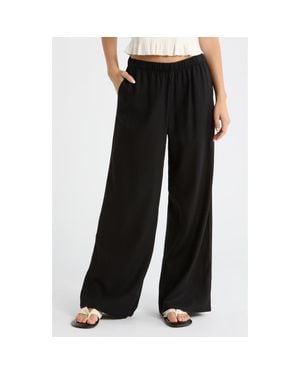 PAIGE Jude Wide Leg Pants - Black