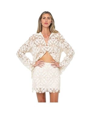 JBQ Millie Mini Skirt - Natural