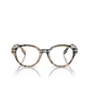 Burberry 48Mm Phantos Optical Glasses - Multicolor