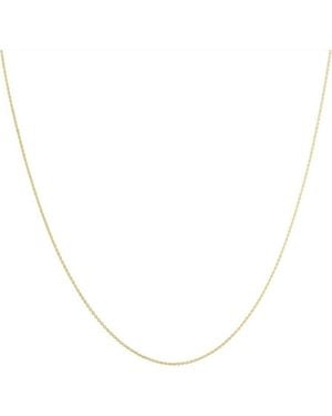 Bliss Diamond 14K 0.7 Millimeters Cable Necklace - Metallic