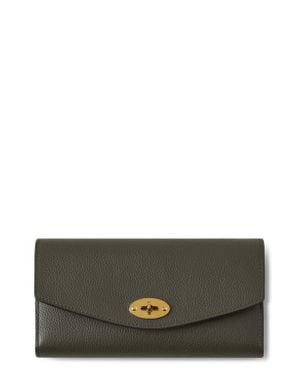 Mulberry Darley Leather Wallet - Gray