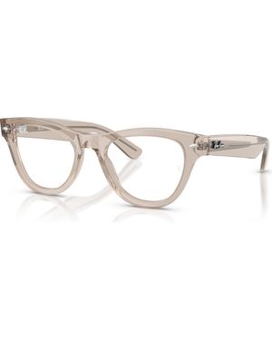 Ray-Ban 50Mm Cat Eye Optical Glasses - Metallic