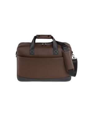 Bugatti Central Briefcase - Brown