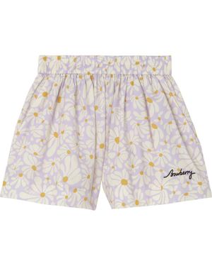 Burberry Daisy Cotton Shorts - Multicolor