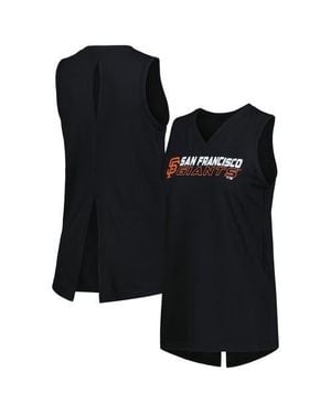 Levelwear San Francisco Giants Paisley Chase V-Neck Tank Top - Blue