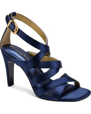 Donna Karan Briarrose Ankle Strap Sandal - Blue