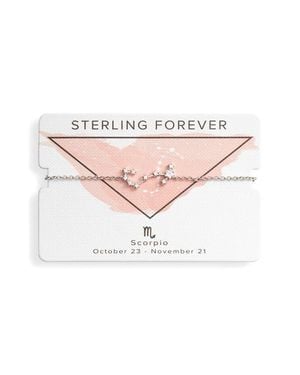 Sterling Forever Zodiac Bracelet - Pink