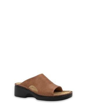 Naot Rome Slide Sandal - Brown
