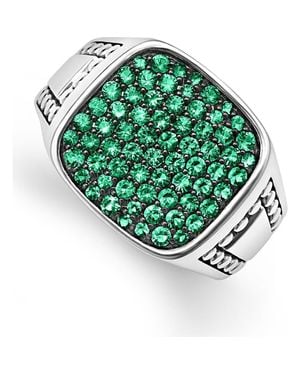 Lagos Anthem Diamond Ring - Green