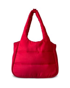 Youzey The Astra Puffy Crossbody Tote - Red