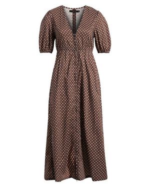 DELUC Faust Polka Dot Cotton Dress - Brown