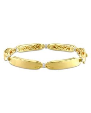 Julianna B Diamond Ring Design Bangle 14K - Metallic