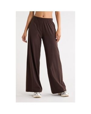 Zella Atlas Wide Leg Pants - Brown