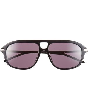 Givenchy Gv One 57Mm Pilot Sunglasses - Brown