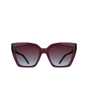 Kendra Scott Dira 56Mm Gradient Tea Cup Sunglasses - Purple