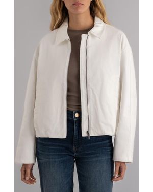 Kut From The Kloth Dylan Zip Denim Jacket - White