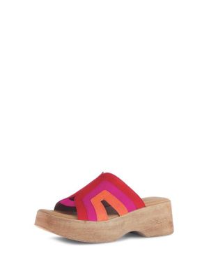 Gabor 64.521 Platform Slide Sandal - Pink
