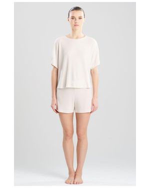 NATORI EDIT Mila Waffle Everywhere Wedge Top - White
