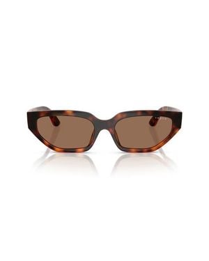 Vogue Kids' 52Mm Irregular Sunglasses - Brown
