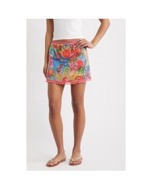 Kulani Kinis Sequin Miniskirt - Blue