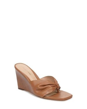 Veronica Beard Tullia Wedge Sandal - Brown