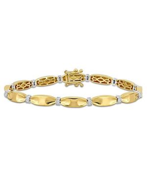 Julianna B Diamond Station Bracelet 14K - Metallic