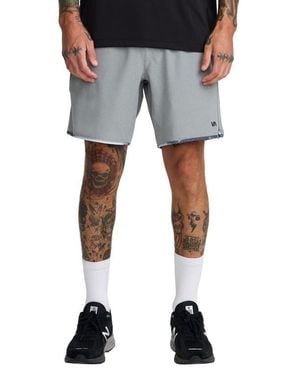 RVCA Yogger Stretch Contrast Shorts - Blue
